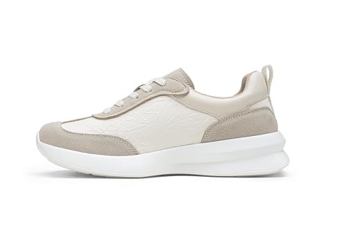 Image of Vepose Women's Retro Platform Sneakers Lightweight Lace Up Walking Shoes | Designer dressy sneakers with memory foam cushioning, grippy sole, and stylish woven or PU looks for work, travel, errands