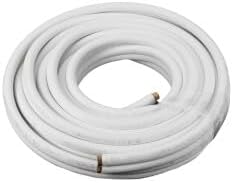 1/4" LL x 1/2" SL Mini Split Refrigerant Line Set w/ Flare Nuts, 1/2" Insulation (65 Ft.)