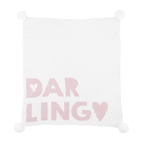 Mud Pie Children's Nursery Chenille Blanket, Darling, 34" X 28" #TOP19