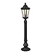 Vintage matowe szkło latarnia zewnętrzna wodoodporna IP55 dziedzińca lampa słupowa odlewana aluminiowa obudowa baseny post lampa dekoracyjna audytorium wejście do magazynu taras basenow