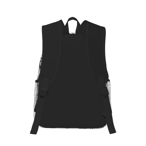 BREAUX Clock Art Print Lightweight And Comfortable Duffel Bag, Casual Daypack, Multipurpose Backpack3