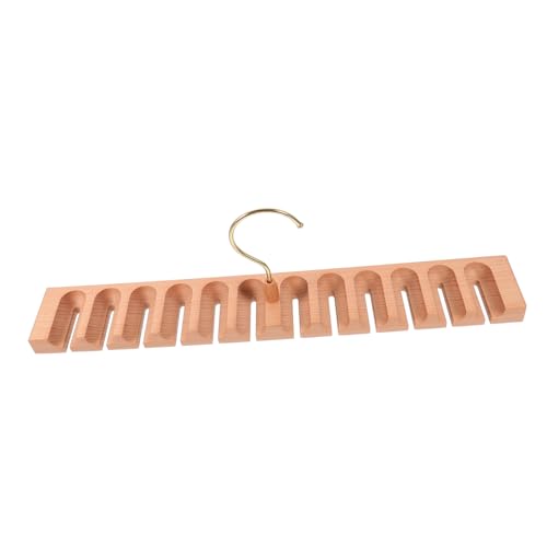 Outanaya Belt Storage Organizer with Compartments Compact Hanging Belt Rack for Closet Wall Effortless Accessory Display and Organization and Scarves