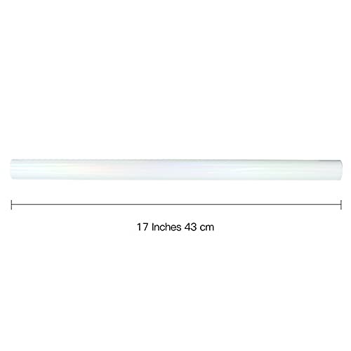 Image of RUSPEPA White Metallic Wrapping Paper - Solid Color Paper Perfect for Wedding, Birthday, Christmas, Baby Shower - 17 Inches X 32.8 Feet