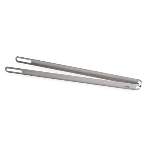 höfats - Grillzange aus 100 % Edelstahl - mit Grillrostheber-Funktion und Ausbruch zum Aufhängen - sehr stabile Fleischzange, Kochzange für Grill und Küche - Spülmaschinengeeignet - 40 cm lang Cover