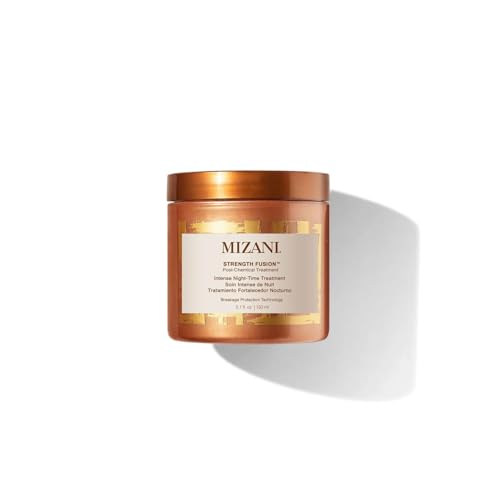 Mizani Intense Night-Time Treatment, Deep Conditioning Hair Mask, Formulated With Shea Butter To Prevent Breakage, Strength Fusion Intense Night-Time Treatment, 150ml