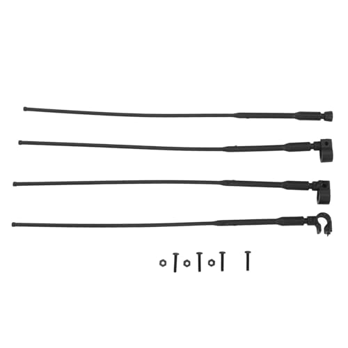 RC Simulation Antenna Realistic Decoration Accessories for Axial SCX10 90046 UTB10 Capra RC Crawler Car Plastic Material 4pcs Set