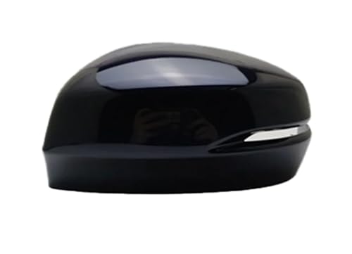 車用サイドミラーハウジング オデッセイ用エリシオン 2015-2022 車のバックミラーカバー外側ドアウイングミラーハウジング ドアミラー カバー(1pcs black left)