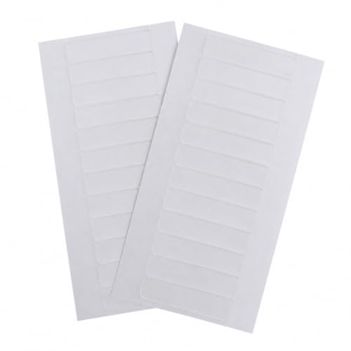 Image of Full Shine Single Sided Replacement Tape, Transparent, 0.8cm*4cm 24PCS | Replacement Tape for Hair Extensions Single Sided Tape with Transparent, Fashion-Inspired Looks, Salon Professional Use
