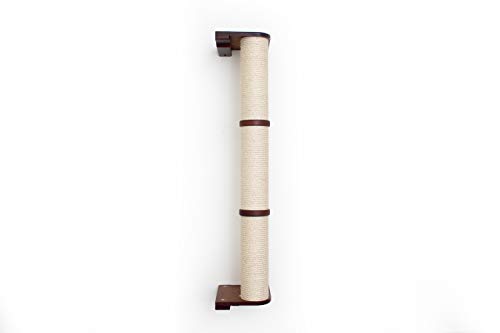 CatastrophiCreations 3-Tier Sisal Climbing Pole, English Chestnut Bamboo, one Size