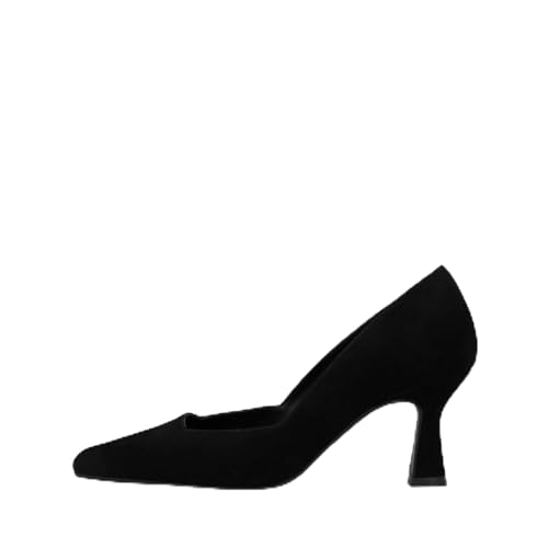 Lodi Zapatos de Salón para Mujer. Diseño Sencillo y Elegante. Tacón Geométrico de 7 cm. Punta Fina y Escote Cuadrado. Interior Forrado en Piel. Planta New Gel para Mayor Comodidad. Color Negro Lodi Zapatos de Salón para Mujer. Diseño Sencillo y Elegante. Tacón Geométrico de 7 cm. Punta Fina y Escote Cuadrado. Interior Forrado en Piel. Planta New Gel para Mayor Comodidad. Color Negro