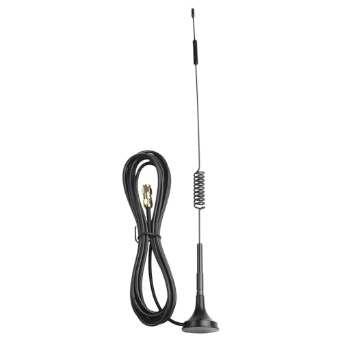 EpheyFIF UT-106UV Ham Radio Antenne magnétique VHF/UHF double bande SMA-femelle pour Baofeng BF-888S UV-5R/9R/10R/82 Accessoires pour talkie-walkie