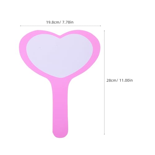 3 Pcs Tablero de puntuación borrable forma corazón rosa miniatura 2