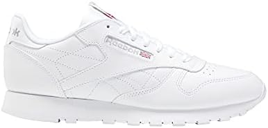 Reebok Men's Classic Leather Sneaker, US-White/White/LT Grey, 10 | Image 1