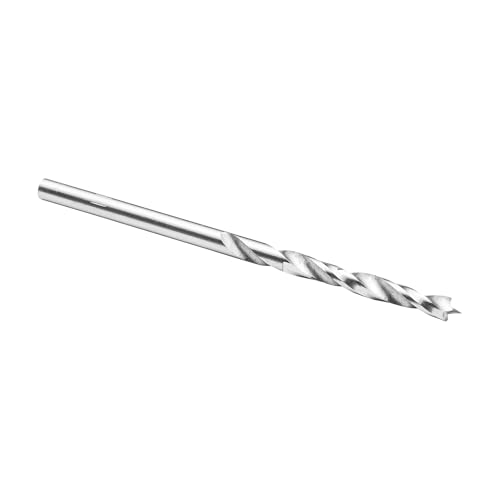 ENT 50030 HSS-G Holzspiralbohrer Ø 3,0 mm in der 5er Packung geschliffener HSS Holzbohrer mit Zentrierspitze und Vorschneider