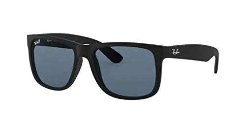 Óculos De Sol Ray Ban Justin L Rb4165L 622 2V/55 Preto Polarizado