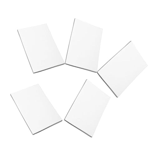 DIYEAH 5Pcs DIY Rubber Carving Blocks Hand Carved Rubber Bricks for Crafts Smooth Edges for Art Projects and Printing for Creative DIY Enthusiasts