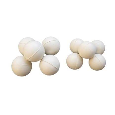 Gummiball for Sieb, weißer Vollgummiball, elastischer Ball for Reinigen von Sieben, 10 20 25 30 3 40 45 50 mm, 50 Stück(30mm 50pcs)