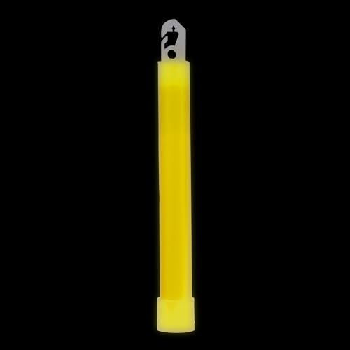 Cyalume - 9-42300 ChemLight Military Grade Chemical Light Sticks – 30 Minute Duration Light Sticks Provide Intense Light, Ideal as Emergency or Safety Lights and Much More, Standard Issue for U.S. Military Personnel – Yellow, 6” Long (Pack of 10)