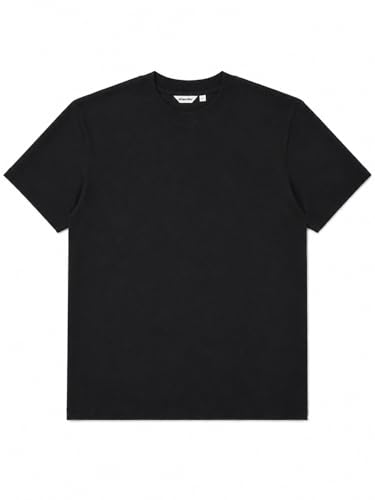 [KIGETSU] メンズ 半袖Tシャツ, クルーネック, 無地, 綿混生地, レギュラーフィット, カジュアル, 春夏