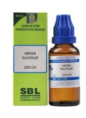 SBL Hepar Sulphur Dilution 200 CH (30ML)- Pack of 2