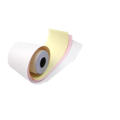 75x60mm レジ用紙 10 ロール ホテル タクシー レストラン テイクアウト印刷 シングル ダブル トリプルレイヤー(10rolls-triple layer)