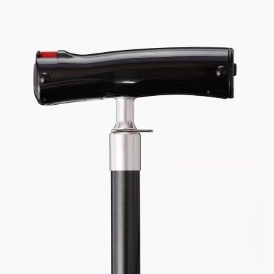 電動伸縮杖「のび太くん」パールブラック(BK)