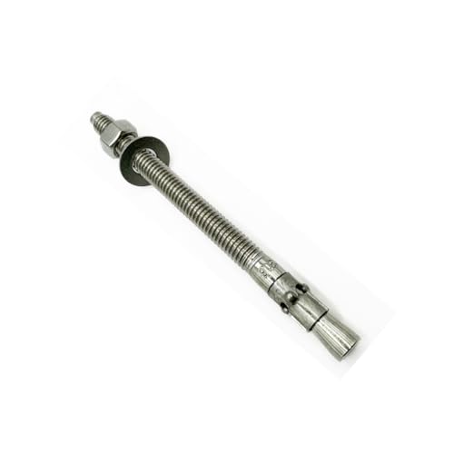 premium 316 stainless steel wedge anchor 3834-16 x 6  heavy duty corrosion resistant fastener for concrete and masonry applications 5 pack