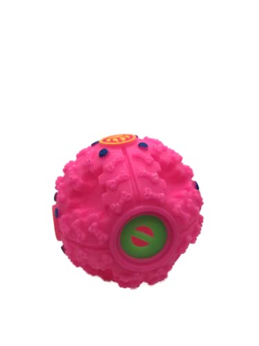 bola pet brinquedo para cães e gato rosa