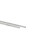 CFH Stangenlötzinn Zinkblech SZ 377 - 2 x Lötzinn Stangen bleifrei à 295 mm, Ø 5 mm, zum Weichlöten von Zinkblechen, Schmelztemperatur 200 °C, Sn91Zn9, Anwendung mit Lötwasser Zinkblech LWZ 372
