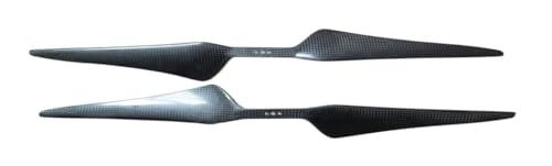 Hélices carbone 1755 pour supprimer vibrations drone multi-rotor