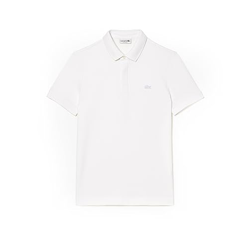 Ropa Para Niño, Softlines Private Label Lacoste - Polo París Regular fit en Petit piqué de algodón de Manga Larga para Hombre, Blanco, Talla Mediano