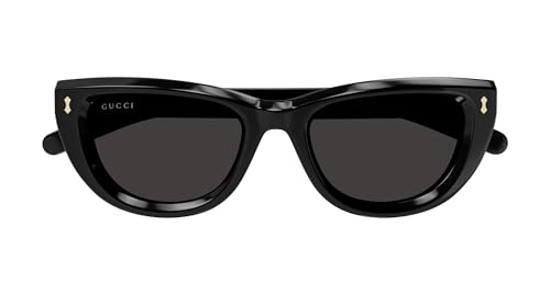 Gucci GG1521S 001 Sunglasses Women's Black/Grey Cat Eye 51mm2