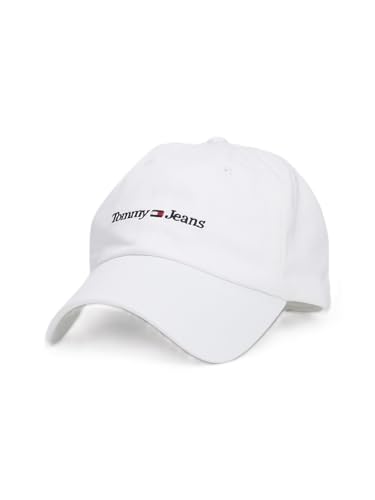 Tommy Jeans TJM Sport Cap AM0AM11341 Gorra, Blanco (White), OS para Hombre