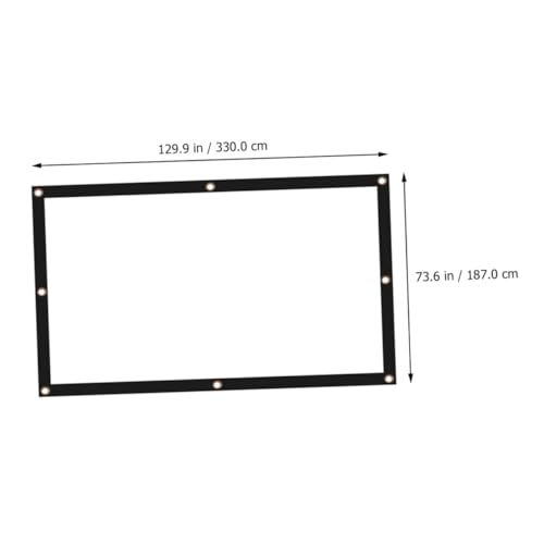 Écran de projection compact polyester pour bureau et vidéoprojecteur portable - 2