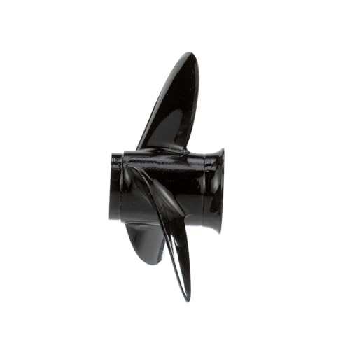 Image of Quicksilver Black Diamond 3-Blade Aluminum Propeller for Mercury and MerCruiser Engines