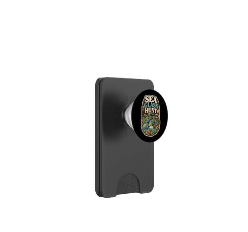 PopSockets PopWallet pour MagSafe Trouvailles Côtières Marche Rivage
