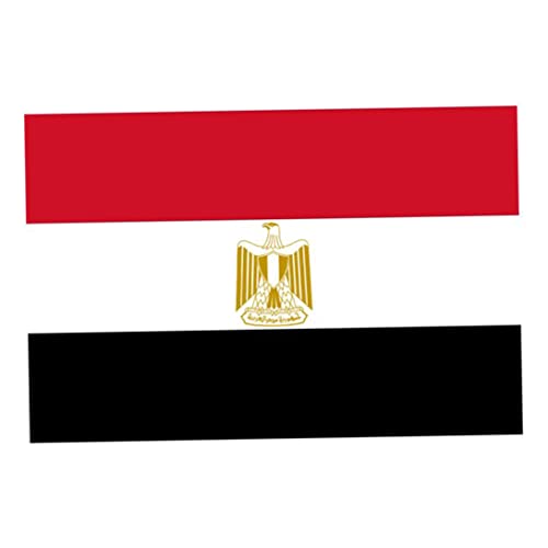 Drapeau égyptien Drapeau égyptien Polyester Egypte Drapeau égyptien des Fans du Drapeau National bannière pour Les événements Sportifs en Dehors des Drapeaux égyptiens 150x90cm