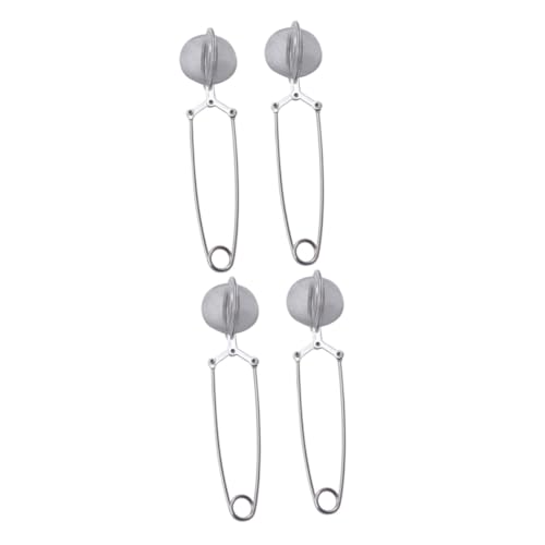 GRIRIW 4pcs Stainless Steel Flour Strainers Handheld Sifters for Even Powder Distribution for Baking Flour Powdered Sugar Cocoa and Almond Powder Kitchen Essential Tool