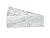 Tenedos Carrara Italian Bianco Marble 4" x 12" Subway Tile Honed – Floor & Wall, Kitchen Backsplash, Bathroom, Shower – Box of 30 Pieces