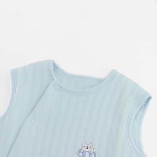 Image of POBIDOBY Baby Vest for Girls & Boys, Purcotton Toddler Reversible Vest for Spring & Autumn