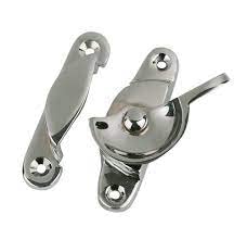 Deals In Diy Chrome Sash Window Fitch Fastener In Polished With Fixings. Pack Of 1.