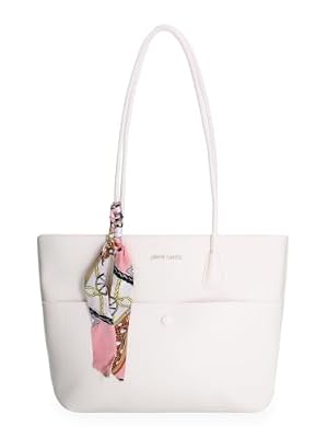 Pierre Cardin Borsa Shopper Donna Pelle Vegan 2406long24 Bianco 38x27x10 cm