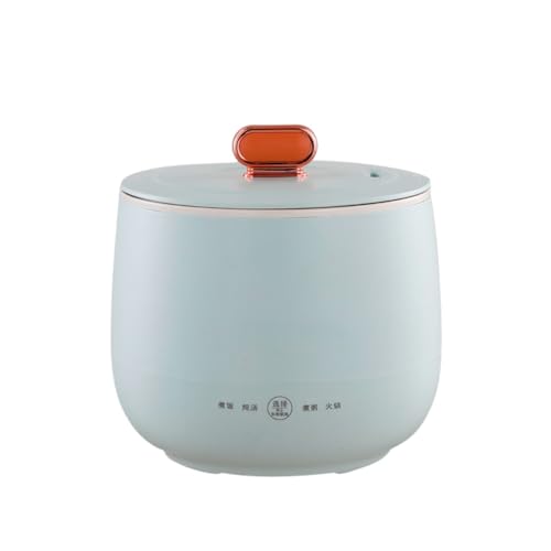 Aoyhome炊飯鍋 多機能1.6L小型ミニおかゆ調理モード一人暮らし 保温予約機能 ご飯を炊く時短 簡単料理 蒸し料理 持ち運び便利付き おしゃれで持ち運びやすい 一人暮らし用 炊飯鍋 車中泊 おしゃれ (ブルー,炊飯器 + 蒸し器) (ブルー,炊飯器)