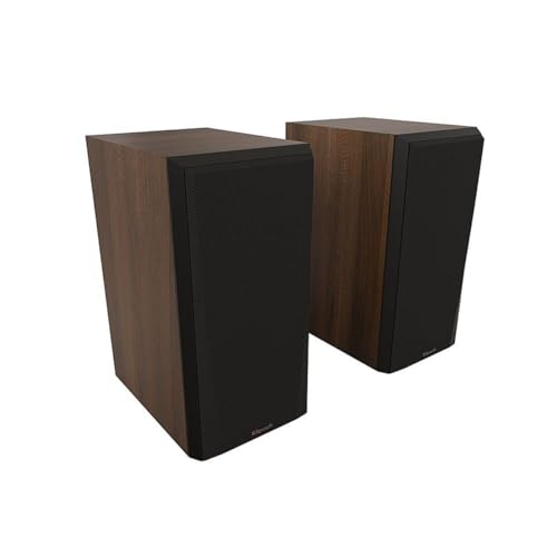 Image of Klipsch Reference Premiere RP-500M II Walnut Bookshelf Speakers