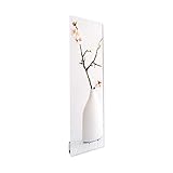 ILO   Radiateur Électrique Mural   Rayonnant   Design   +38 Décors   Extra Plat   Wi Fi Connecté   500W   Pour pièce de 10m²   Orientation Vert.+Horiz.   Éco, Silencieux   France  Déco florale
