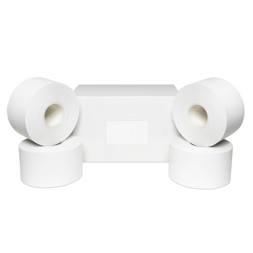 2 3/8' (80mm) x 850' Thermal ATM Paper Rolls, 2' Core, CSO, No Sensemarks, 8 Rolls, Work with Triton 9100/9600/9700/Argo