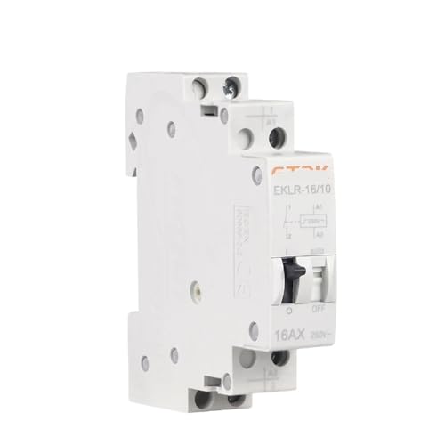 Relais à impulsions bistable 16A avec commande polyvalente bobine 230V AC et 110V DC
