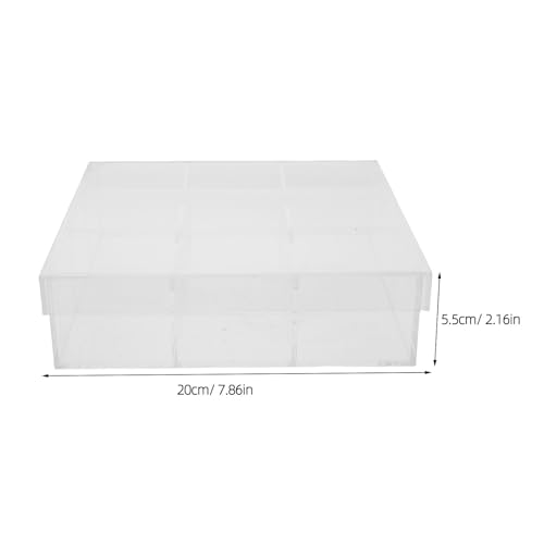 Acrílico resistente en la caja transparente Milisten de diseño compacto para lavandería 3