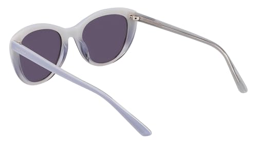 COLE HAAN Women's CH7087 Polarized Cat Eye Sunglasses, Smoke Gradient, 53/20/1404