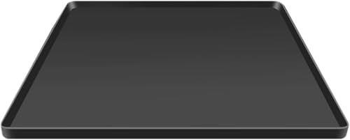 MERIGLARE 洗濯機 トレー シリコンドリップトレイ ミニ冷蔵庫フロアマット ミニ冷蔵庫マット 洗濯機用トレー 濡れ防止 防水トレイ 凹み防止 床保護シート シンクマット (黒, 60x50cm)